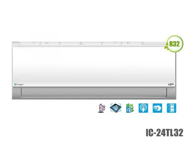 Điều hòa Casper 1 chiều 24000BTU Inverter IC-24TL32