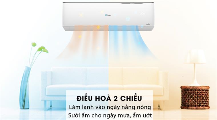 Điều hòa Casper 2 chiều Inverter 18.000BTU GH-18TL32