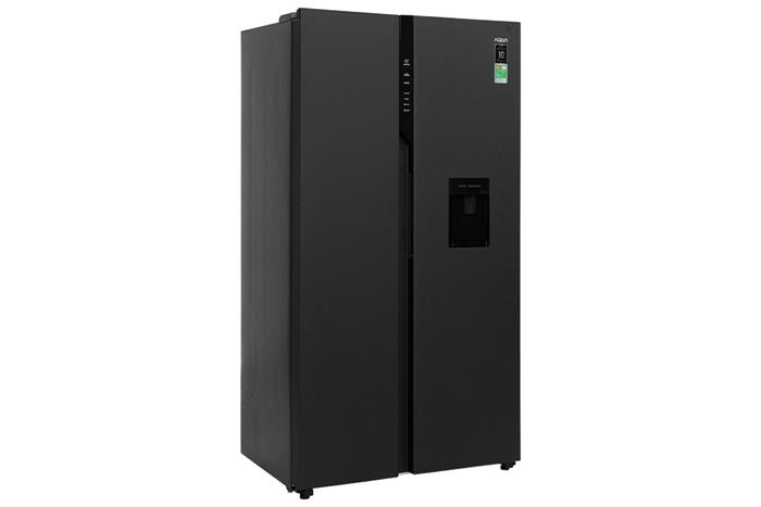 Tủ lạnh Aqua Inverter 550 lít Side By Side AQR-S612XA.WCB