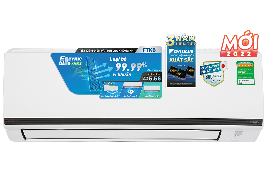 Máy lạnh Daikin Inverter 1.5 HP FTKB35WAVMV