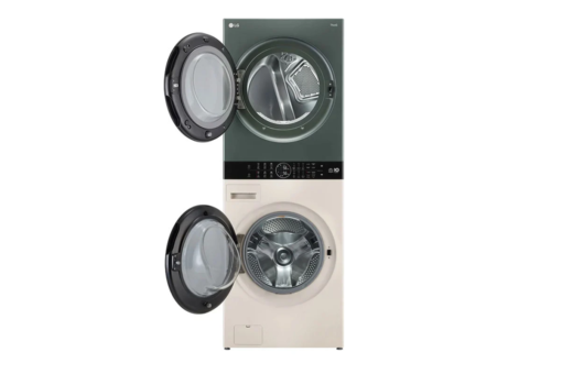Tháp máy giặt cao cấp LG WashTower 21Kg + sấy 16Kg WT2116SHEG