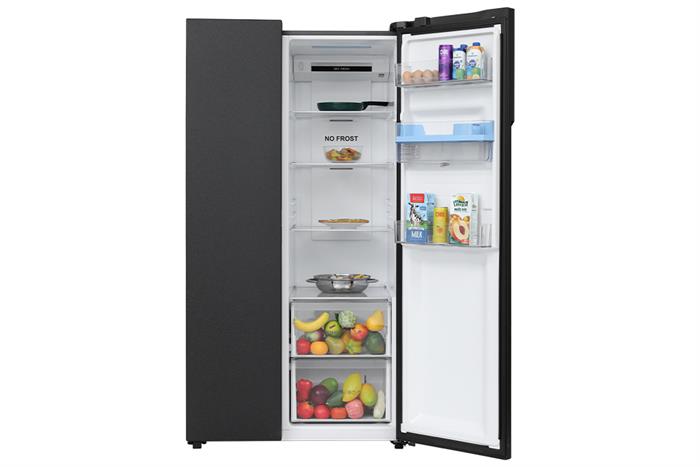 Tủ lạnh Aqua Inverter 550 lít Side By Side AQR-S612XA.WCB