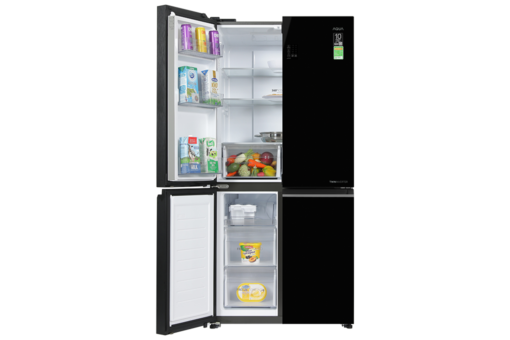 Tủ lạnh Aqua Inverter 469 lít Multi Door AQR-M536XA.GB