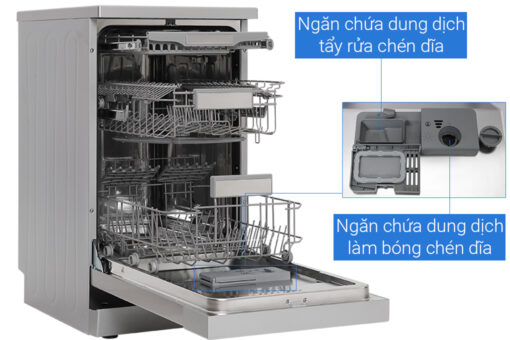 Máy rửa chén bát độc lập có sấy Galanz W45A3A401M-0E1(SS)