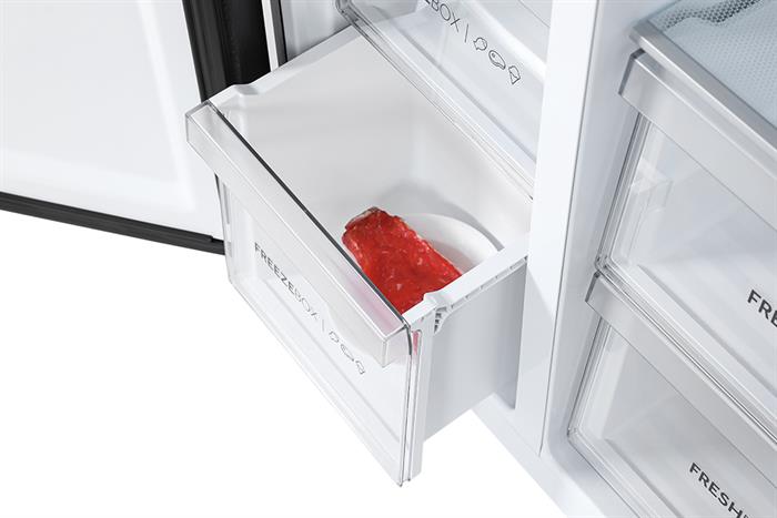 Tủ lạnh Aqua Inverter 550 lít Side By Side AQR-S612XA(CBC)