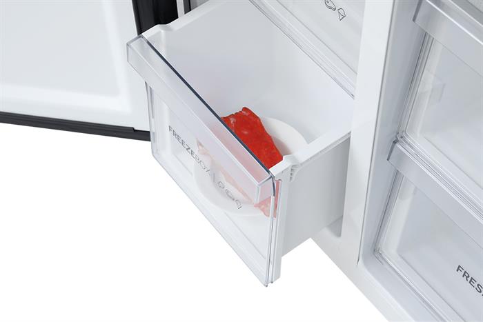 Tủ lạnh Aqua Inverter 550 lít Side By Side AQR-S612XA.WCB