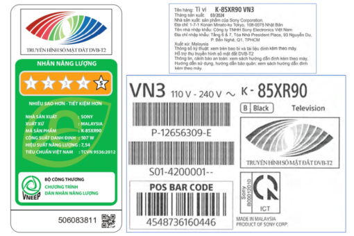 Google Tivi Mini LED Sony 4K 85 inch K-85XR90