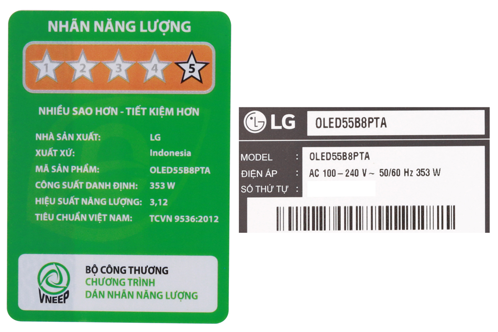 Smart Tivi OLED LG 4K 55 inch 55B8PTA