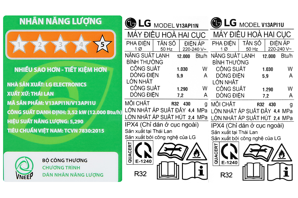 Máy lạnh LG Inverter 1.5 HP V13API1