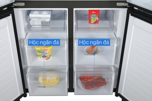 Tủ lạnh Aqua Inverter 469 lít Multi Door AQR-M536XA.GB