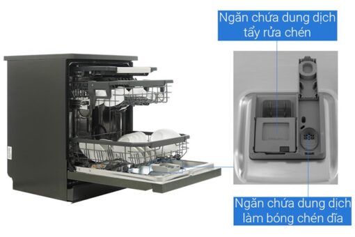 Máy rửa bát độc lập 14 bộ LG LDT14BLA4