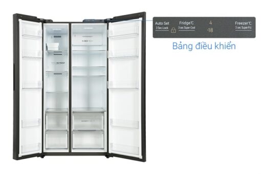 Tủ lạnh Aqua Inverter 646 lít AQR-S682XA.SLB