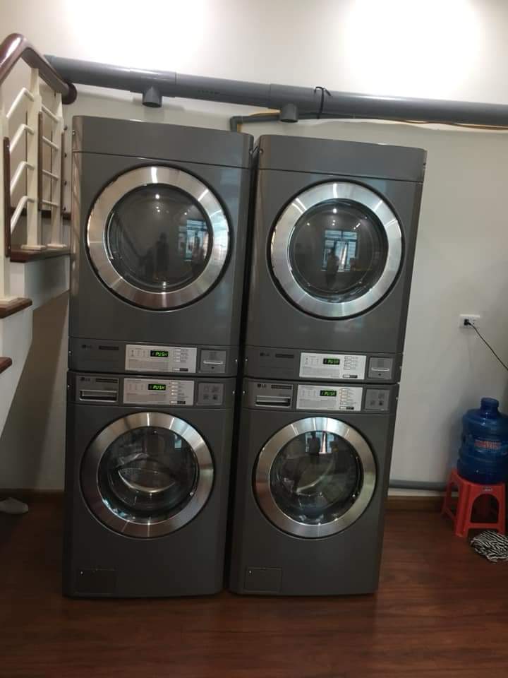 Bộ Máy Giặt Sấy Chuyên Dụng LG Giant-C Giặt 19kg Sấy 19kg