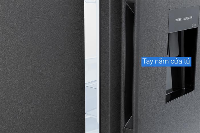 Tủ lạnh Aqua Inverter 550 lít Side By Side AQR-S612XA.WCB