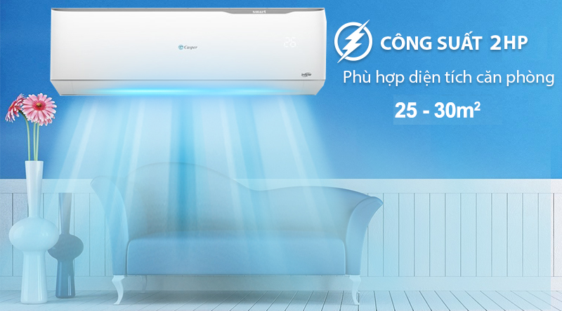Điều hòa Casper 2 chiều Inverter 18.000BTU GH-18TL32