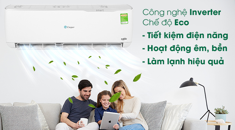 Máy lạnh Casper Inverter 1.5 HP GC-12TL32