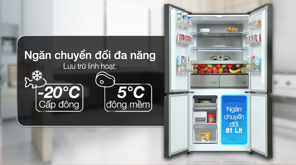 Tủ lạnh Beko Inverter 553 lít GNO51651GBVN