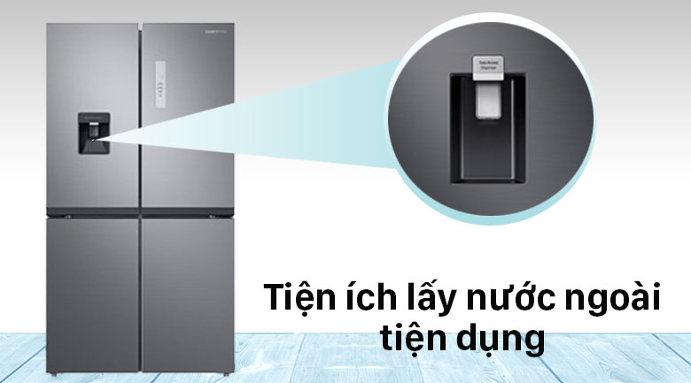 Tủ lạnh Samsung Inverter 488L 4 cửa RF48A4010B4/SV