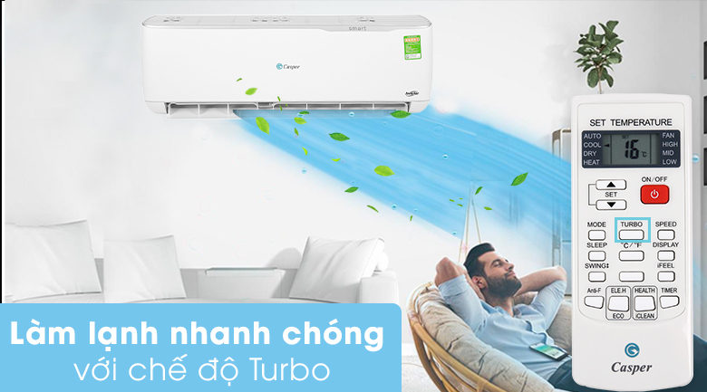 Máy lạnh Casper Inverter 1.5 HP GC-12TL32