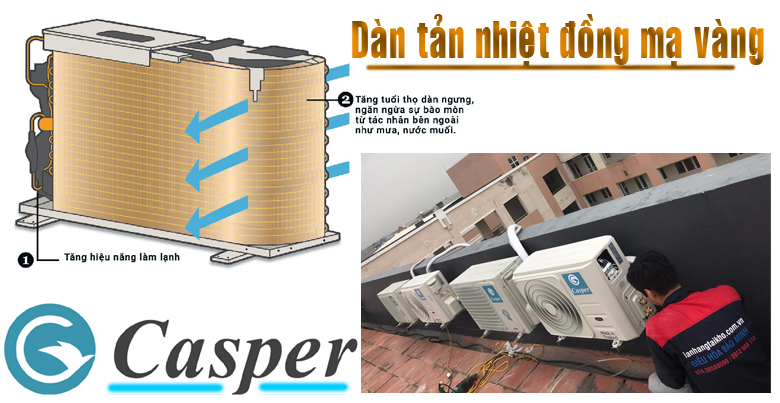 Điều hòa 2 chiều Inverter Casper GH-24TL22