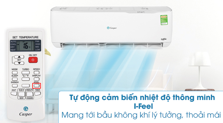 Máy lạnh Casper Inverter 1.5 HP GC-12TL32