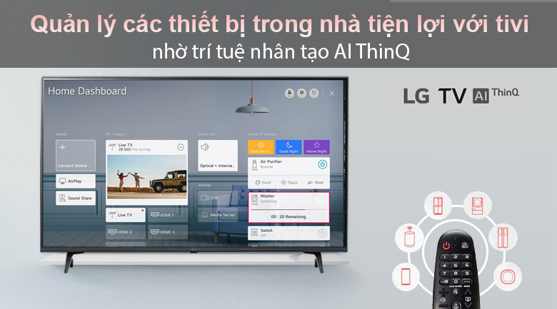 Smart Tivi LG 4K 50 inch 50UP7800PTB 