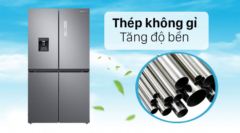 Tủ lạnh Samsung Inverter 488L 4 cửa RF48A4010B4/SV