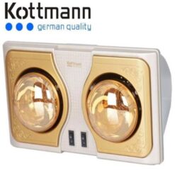 Đèn Sưởi Nhà Tắm Kottmann K2B-NV 2 Bóng Hồng Ngoại