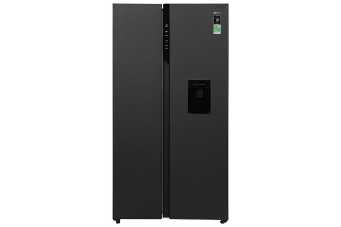 Tủ lạnh Aqua Inverter 550 lít Side By Side AQR-S612XA.WCB