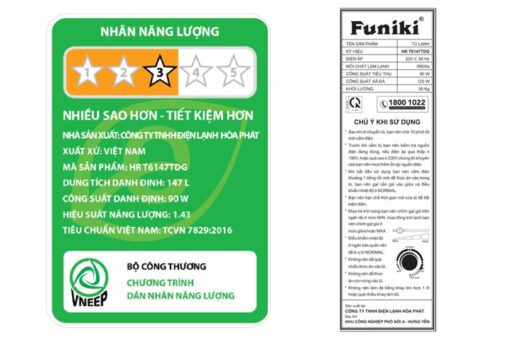Tủ lạnh Funiki 147 lít HR-T6147TDG