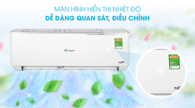 Máy lạnh Casper Inverter 1.5 HP GC-12TL32
