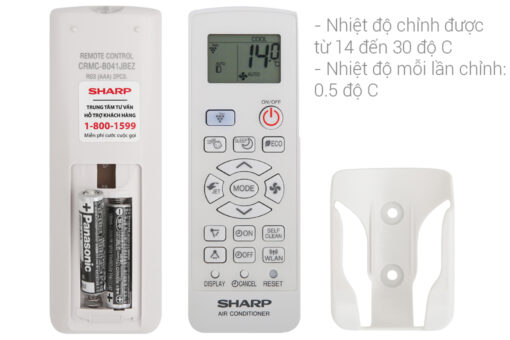 Máy lạnh Sharp Wifi Inverter 1 HP AH-XP10WHW