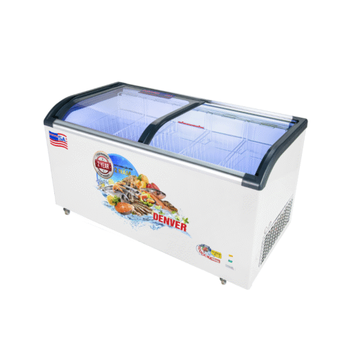 Tủ đông mặt kính 600 lít Denver AS-880K lòng chống dính