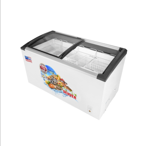 Tủ đông mặt kính 600 lít Denver AS-980K lòng chống dính