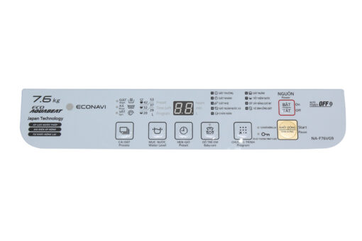 Máy giặt Panasonic 7.6 kg NA-F76VS9HRV