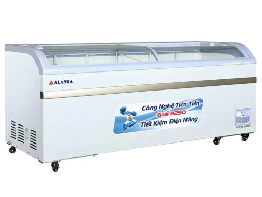 Tủ đông Alaska mặt kính cong 550 lít KC-550