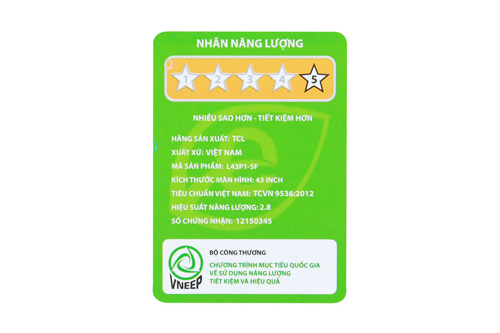 Smart Tivi TCL 43 inch L43P1-SF