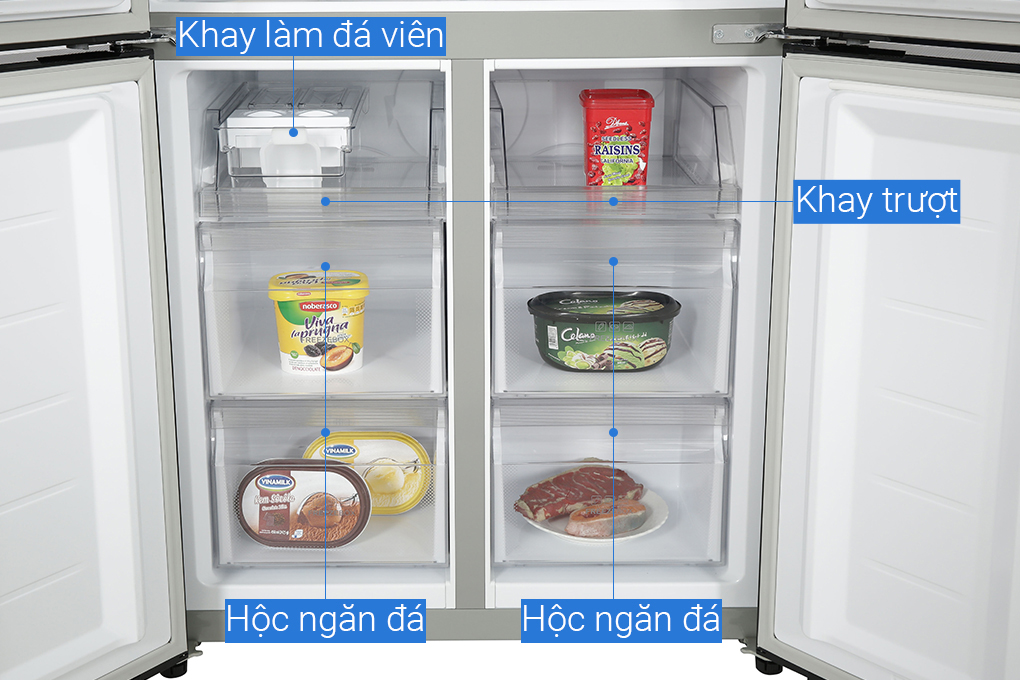 Tủ lạnh Aqua Inverter 456 lít AQR-M525XA.FB