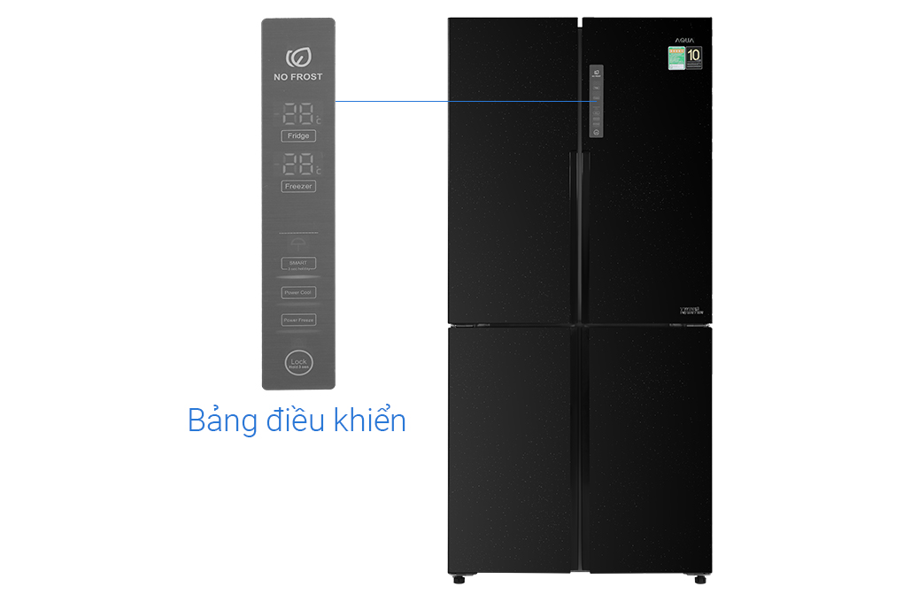 Tủ lạnh Aqua Inverter 456 lít AQR-M525XA.FB