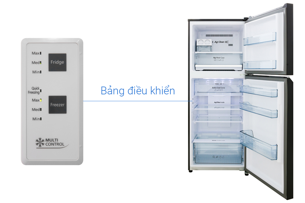 Tủ lạnh Panasonic Inverter 326 lít NR-BL351GKVN