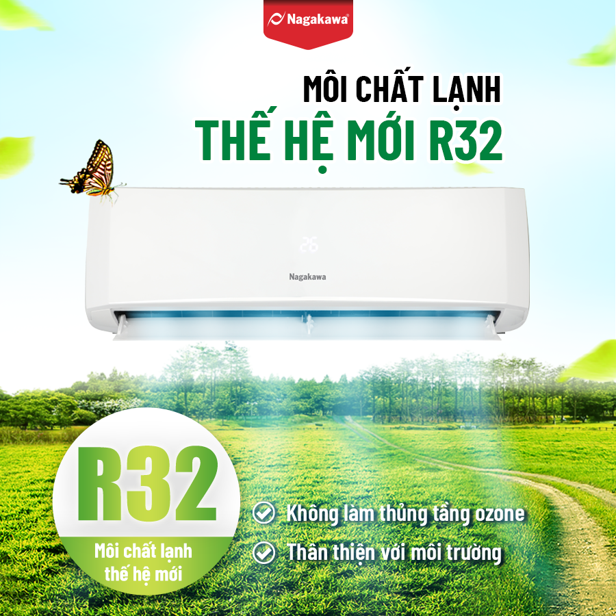 MÁY LẠNH NAGAKAWA INVERTER NIS-C18R2H08 2.0 HP