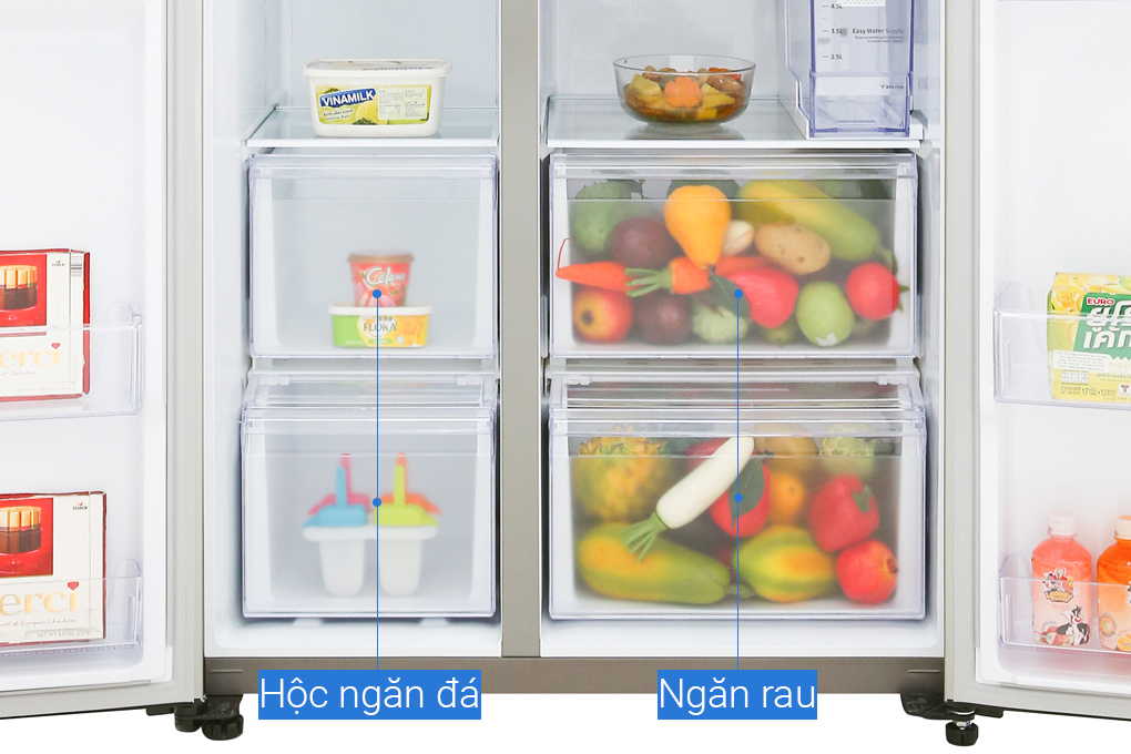 Tủ lạnh Samsung Inverter 617 lít RS64R5101SL/SV