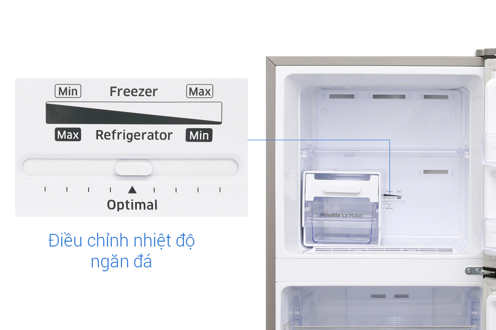 Tủ lạnh Samsung Inverter 236 lít RT22M4032DX/SV