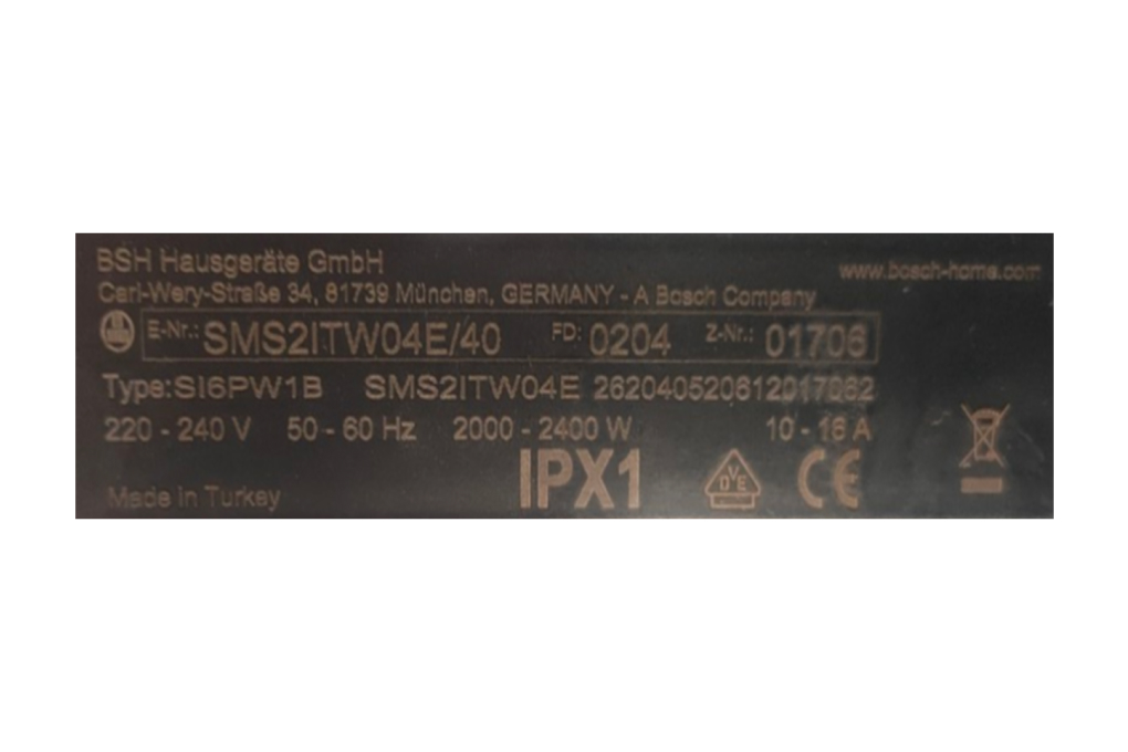 Máy rửa bát độc lập Bosch SMS2ITW04E TGB