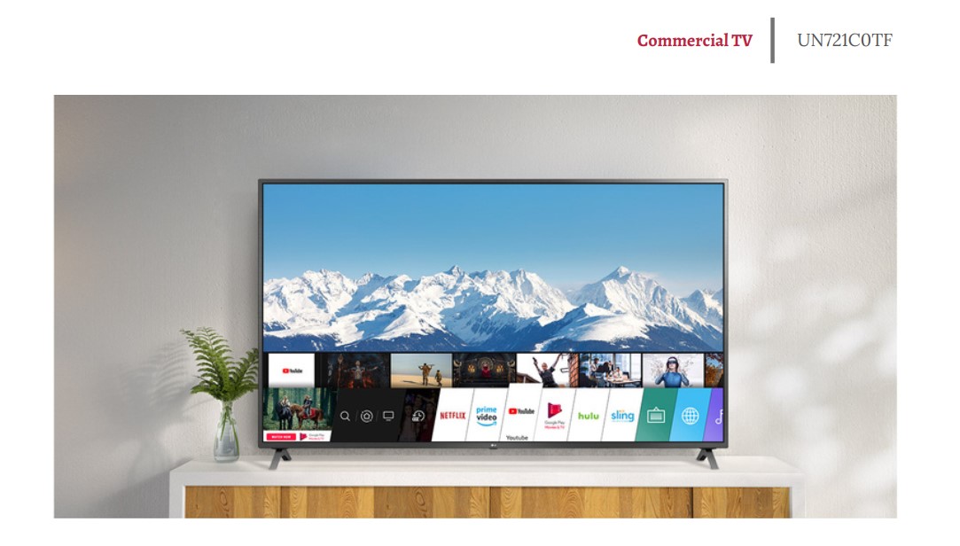 Smart Tivi LG UN721C0TF mới 2020