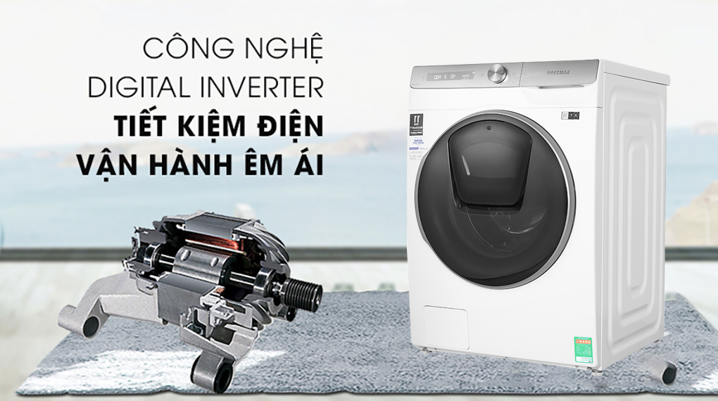 Máy giặt Samsung Inverter 9 Kg WW90TP54DSH/SV