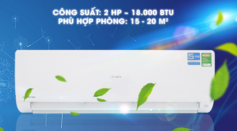 Máy lạnh Aqua Inverter 2 HP AQA-KCRV18F