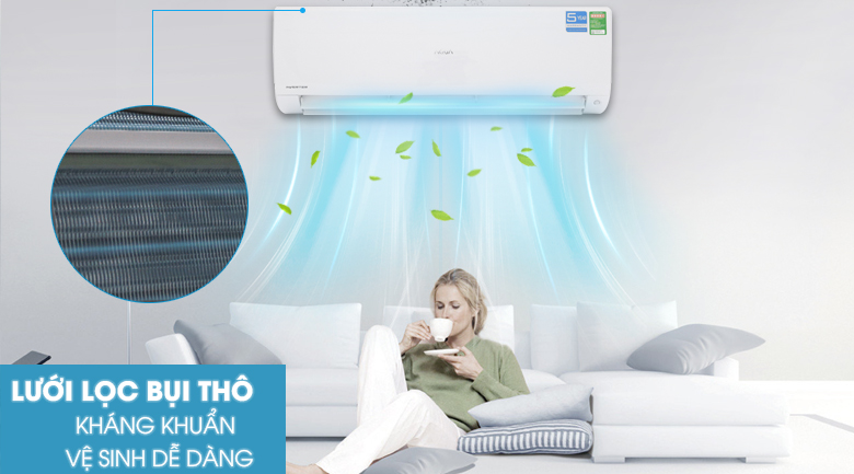 Máy lạnh Aqua Inverter 2 HP AQA-KCRV18F