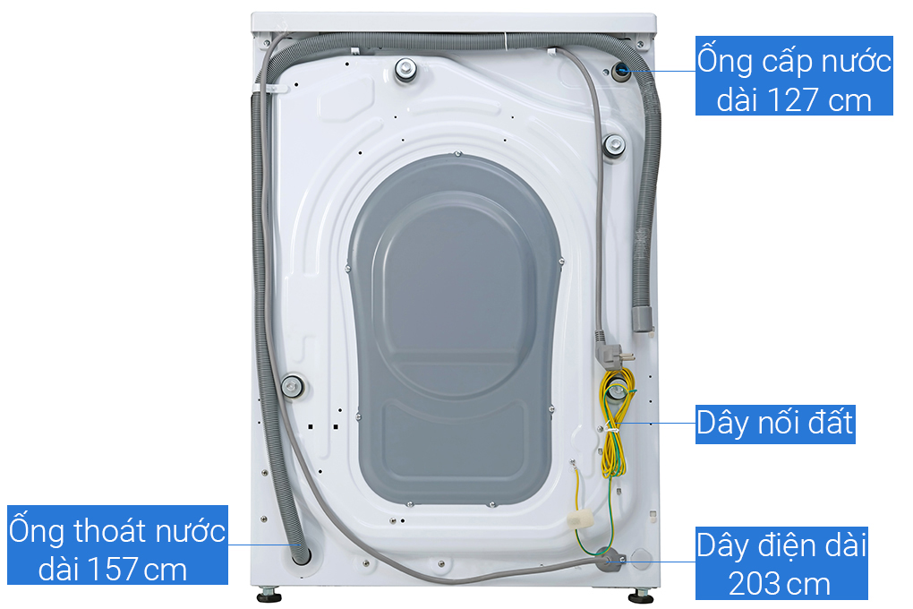 Máy giặt Aqua Inverter 8.5 kg AQD-D850E W