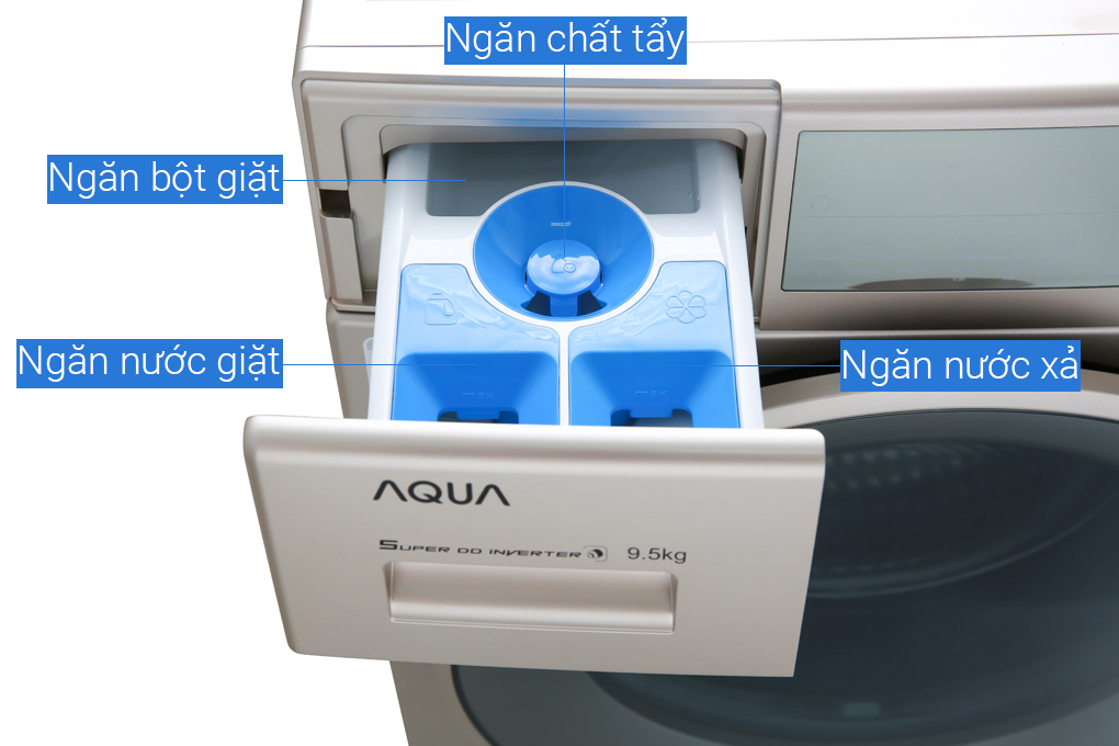 Máy giặt Aqua Inverter 9.5 kg AQD-D950E N